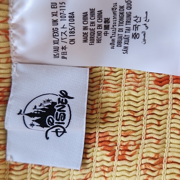 Disney Yellow and Orange Textured Fabric - Picture 5 of 7